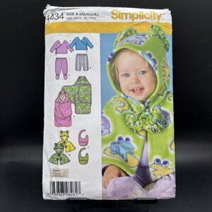 Simplicity 4434 “Top, Pants, Capelet, Bib & Blanket Wrap” (XXS-L) Sewing Pattern